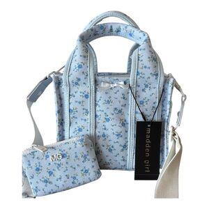 Madden Girl Floral Mini Tote with Coin Purse
